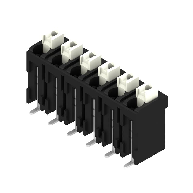 1473660000 - 5mm Pitch Black Terminal Board with 6 Poles  (Pack of 180)