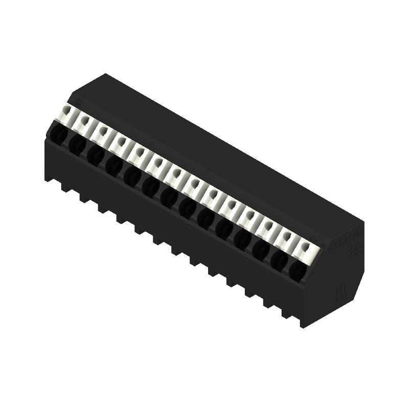 1885540000 - 3.81mm Black Terminal Board with 14 Poles at 135° Angle  (Pack of 10)