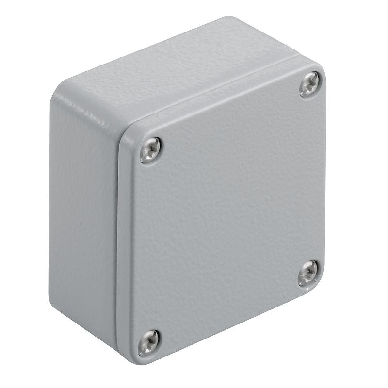 9529100000 - Compact 64mm Aluminium Enclosure in Silver-Grey Finish  (Pack of 10)