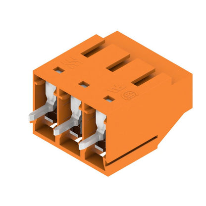 1934260000 - 5.08mm Pitch Orange PCB Terminal, 3 Poles, Right Angle Connection  (Pack of 100)