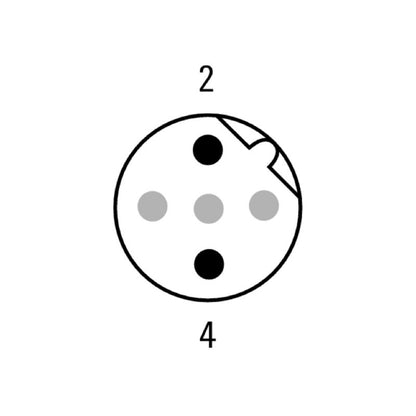 1873314000 - 40m M12 2-Pole Shielded Connecting Cable
