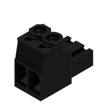 1955570000 - 5.00mm PCB Female Connector with 2 Poles and Clamping Yoke  (Pack of 180)