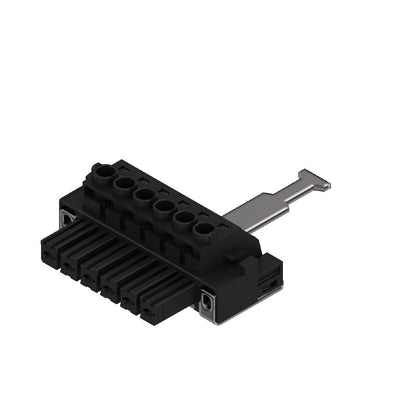 1933410000 - 7.62mm Female PCB Connector with 6 Poles and 180° Outlet  (Pack of 25)