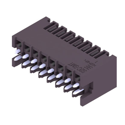 1290470000 - 3.50mm 16-Pole Male PCB Connector, 180° Elbow, Tinned Pins  (Pack of 60)