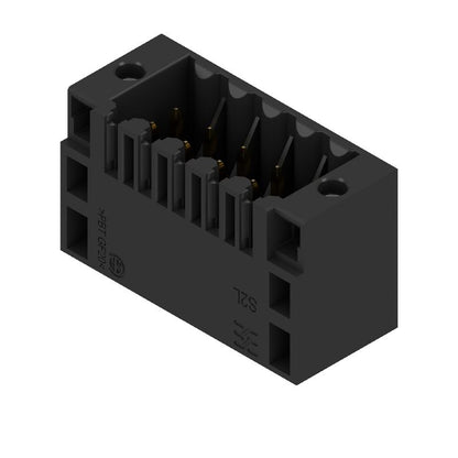 1757140000 - 10-Pole 3.5mm Black PCB Connector with Flange  (Pack of 72)