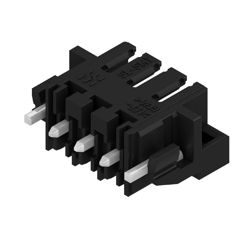 1291300000 - 3-Pole 3.50mm PCB Connector with Clip-On Flange  (Pack of 100)
