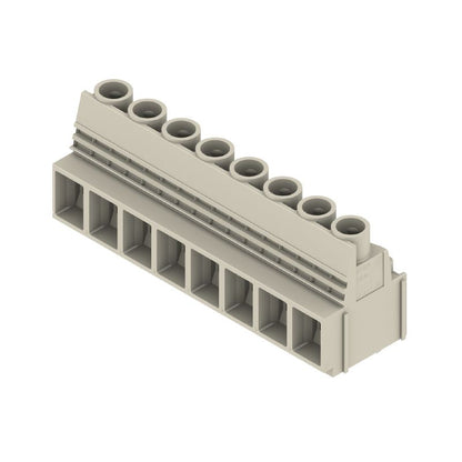 2014390000 - 10.16mm PCB Terminal 8 Poles, Pebble Grey, 5mm Pins  (Pack of 20)