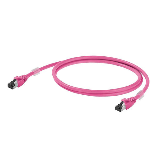 1201270010 - 1m LSZH RJ45 Patch Cable, Cat.6A, IP20 Standard