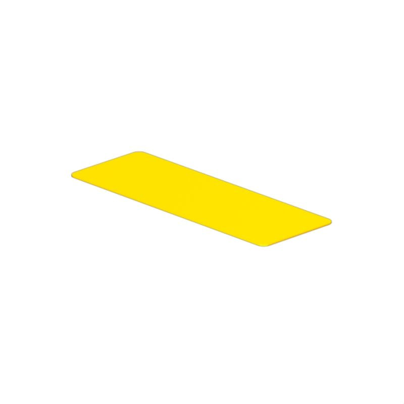2496780000 - Yellow 6x17mm Polyester Device Markers, 1000 Stickers  (Pack of 1000)