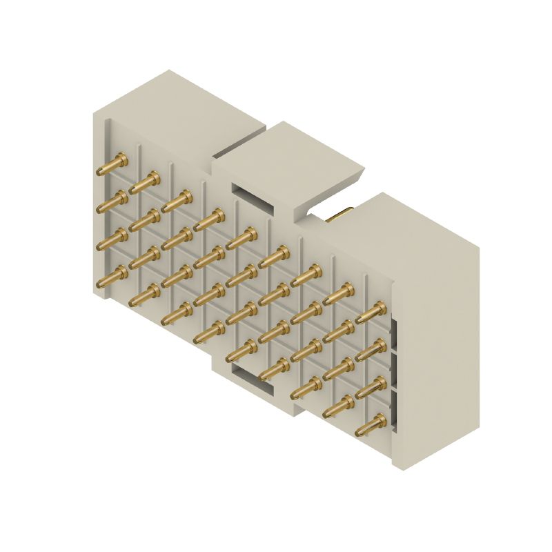 1446400000 - 5mm Pitch 36-Pole Gold-Plated PCB Connector in Pebble Grey  (Pack of 10)