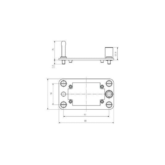 2708500000 - 55mm Deep HDC MDF 10B with Offset Flexibility