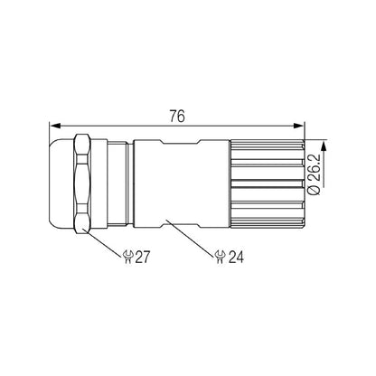 1170340000 - Flexible Sensor/Actuator Connector with Built-in Plugs