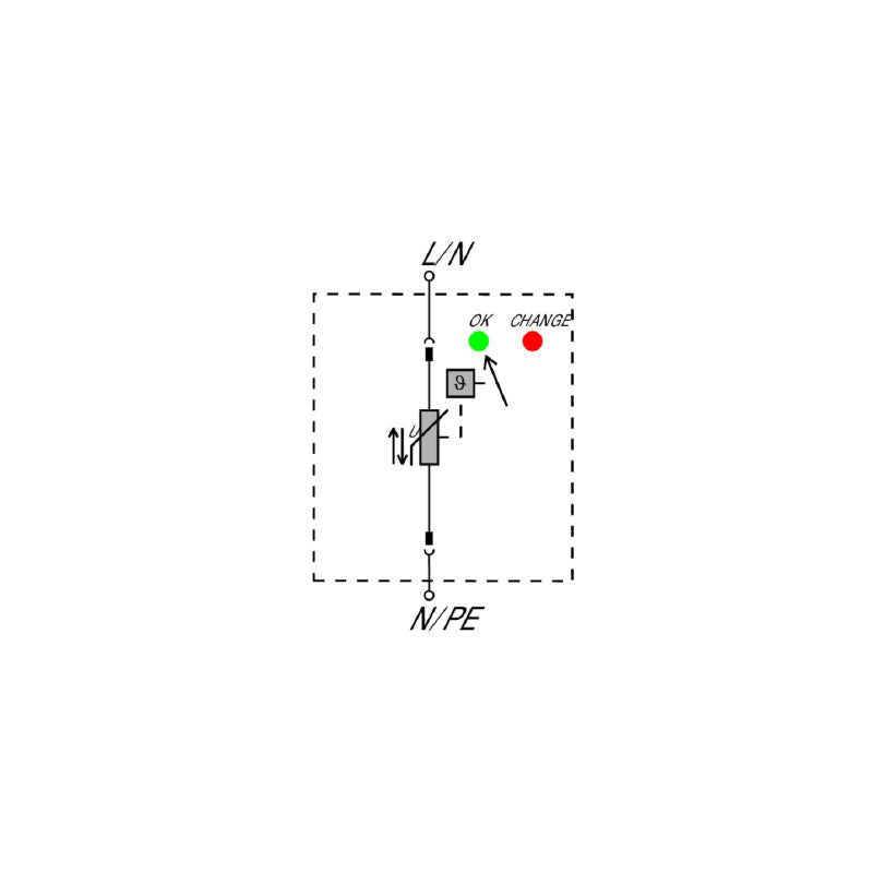 2591510000 - VPU AC I 1 Surge Protector, -40°C to 85°C, Operational Indicator