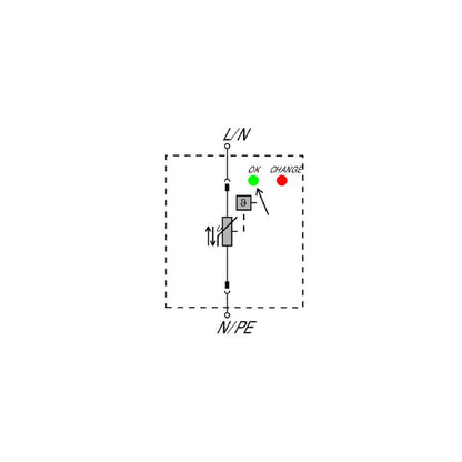 2591510000 - VPU AC I 1 Surge Protector, -40°C to 85°C, Operational Indicator