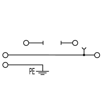 1833640000 - Dark Beige 2.5mm² Test-Disconnect Terminal with 5 Connections  (Pack of 50)