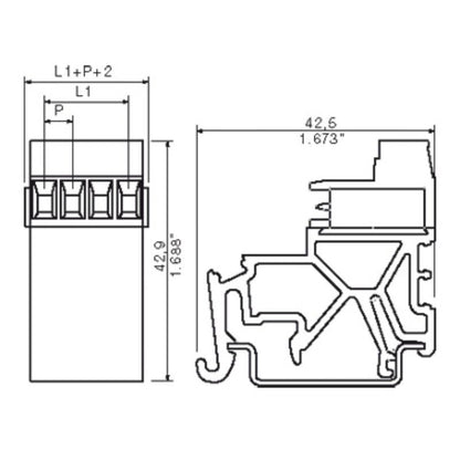 1846200000 - 5.08mm 24-Pole PCB Connector for 180° Clamping  (Pack of 5)