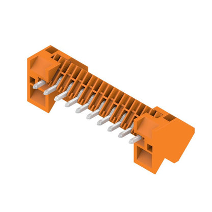 1643410000 - 10-Pole 3.5mm PCB Connector, Orange, 135° Angle  (Pack of 42)