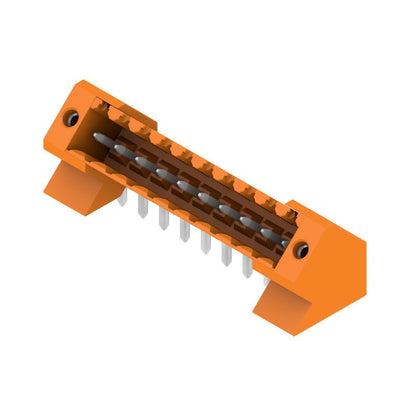 1643410000 - 10-Pole 3.5mm PCB Connector, Orange, 135° Angle  (Pack of 42)