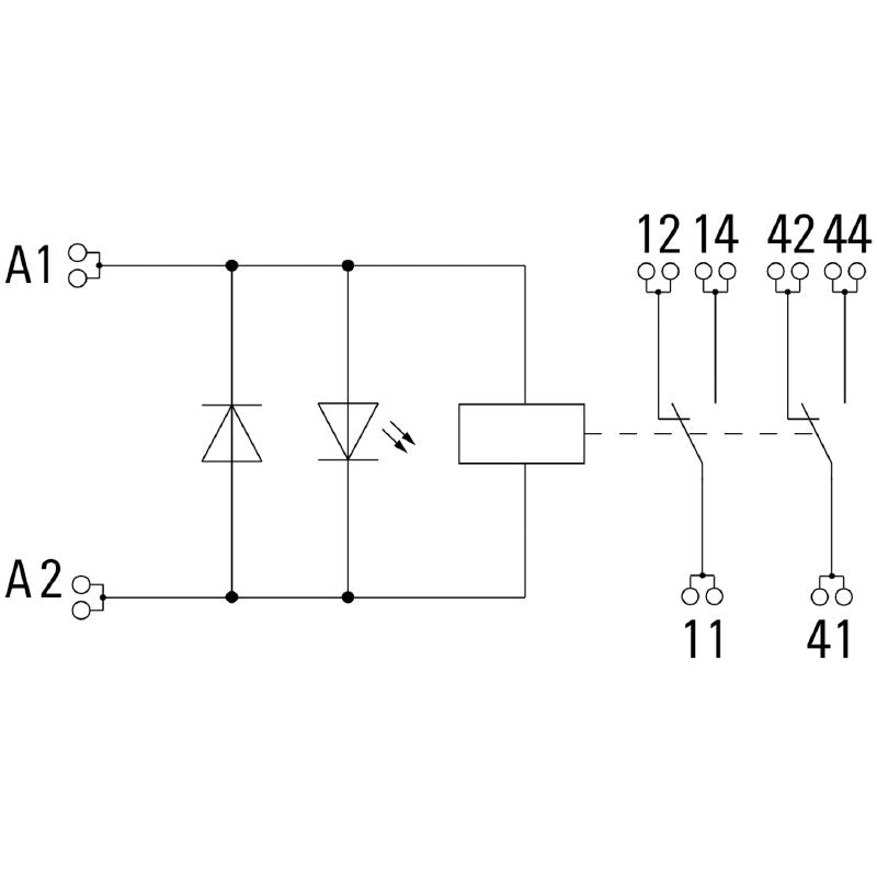 2576110000 - 24VDC Relay Module with 2 CO Contacts, 10A Current  (Pack of 10)