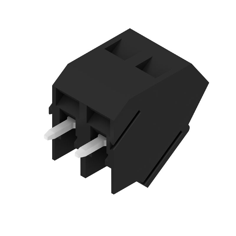 1715290000 - 5.00mm PCB Terminal, 2 Poles, 135° Angle, Black  (Pack of 500)
