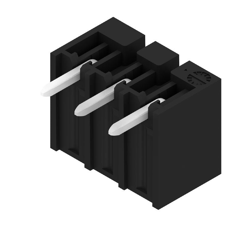 1862840000 - 3-Pole 3.81mm PCB Male Header Connector, Black Finish  (Pack of 400)