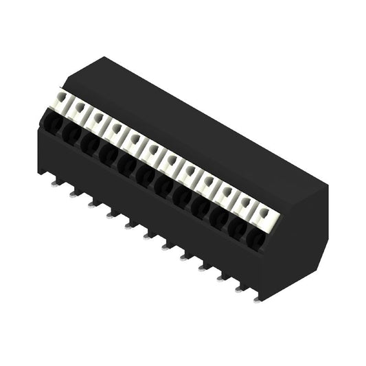 1473430000 - 12-Pole Black PCB Terminal with PUSH IN Connection  (Pack of 210)