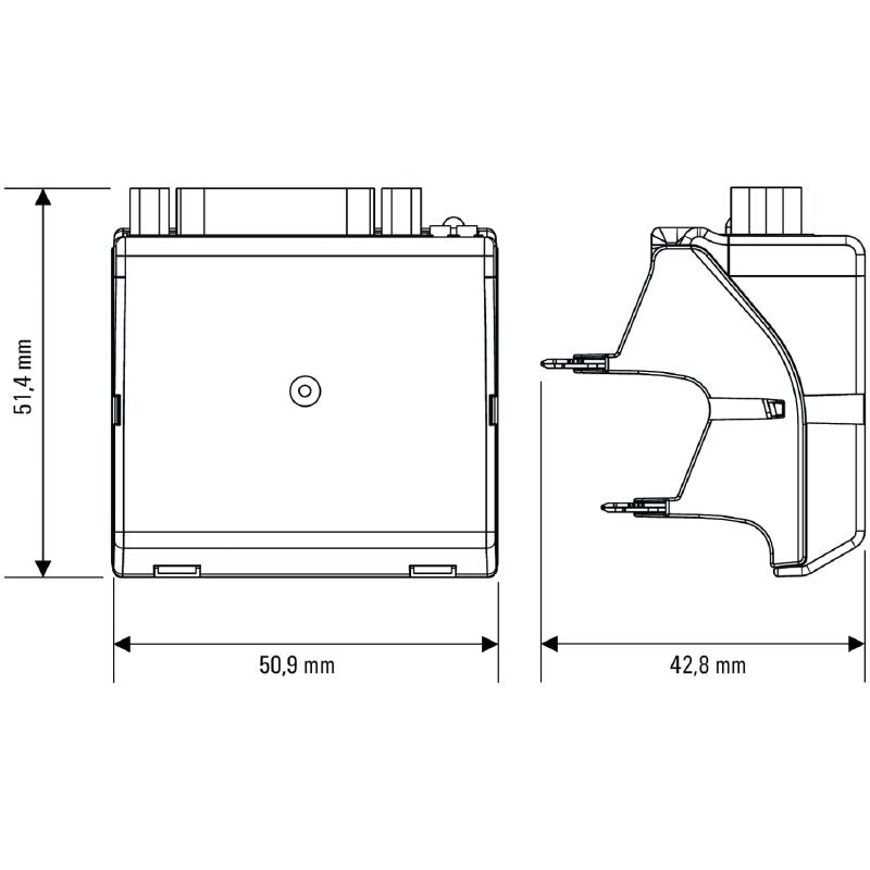 1463530000 - 15-Pole Sub-D Adapter, 24V, RoHS Compliant