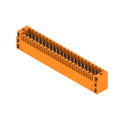 2559340000 - 42-Pole 3.50mm PCB Connector with 180° Flange, Orange  (Pack of 18)