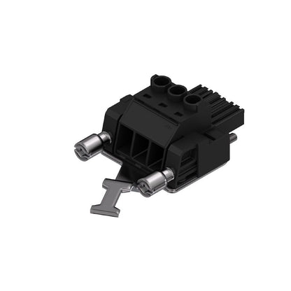 1929850000 - 7.62mm 3-Pole PCB Connector with 180° Clamping Yoke  (Pack of 50)