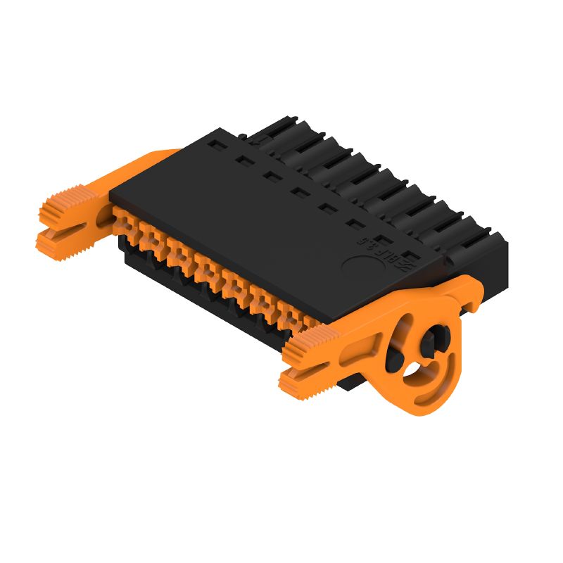 2459900000 - 3.50mm 8-Pole PCB Connector, PUSH IN, 180° Angle  (Pack of 48)
