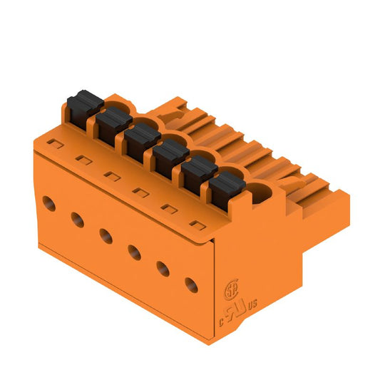 1980210000 - 5.00mm Female PCB Connector with 6 Poles, 90-Degree Angle  (Pack of 60)