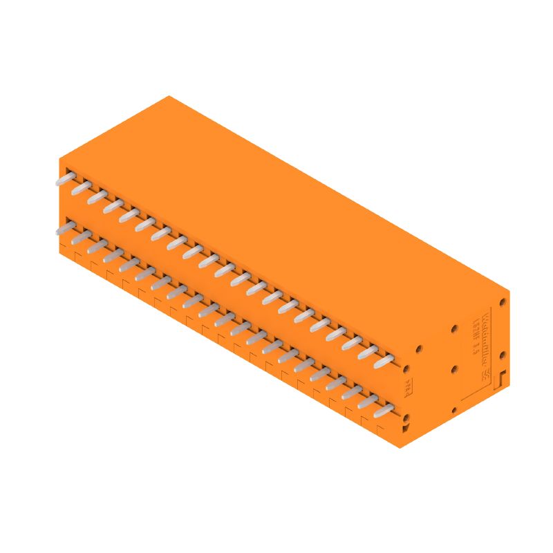 2001130000 - Orange 3.5mm PCB Terminal with 42 Poles and Push-In Actuator  (Pack of 20)