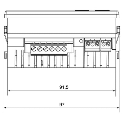 2500860000 - Compact 96mm ENERGY METER for Single & Three-Phase Measurement