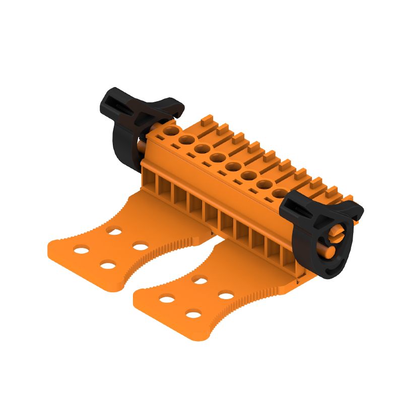 1236840000 - 3.81mm Female PCB Connector with 10 Poles and Clamping Yoke  (Pack of 50)
