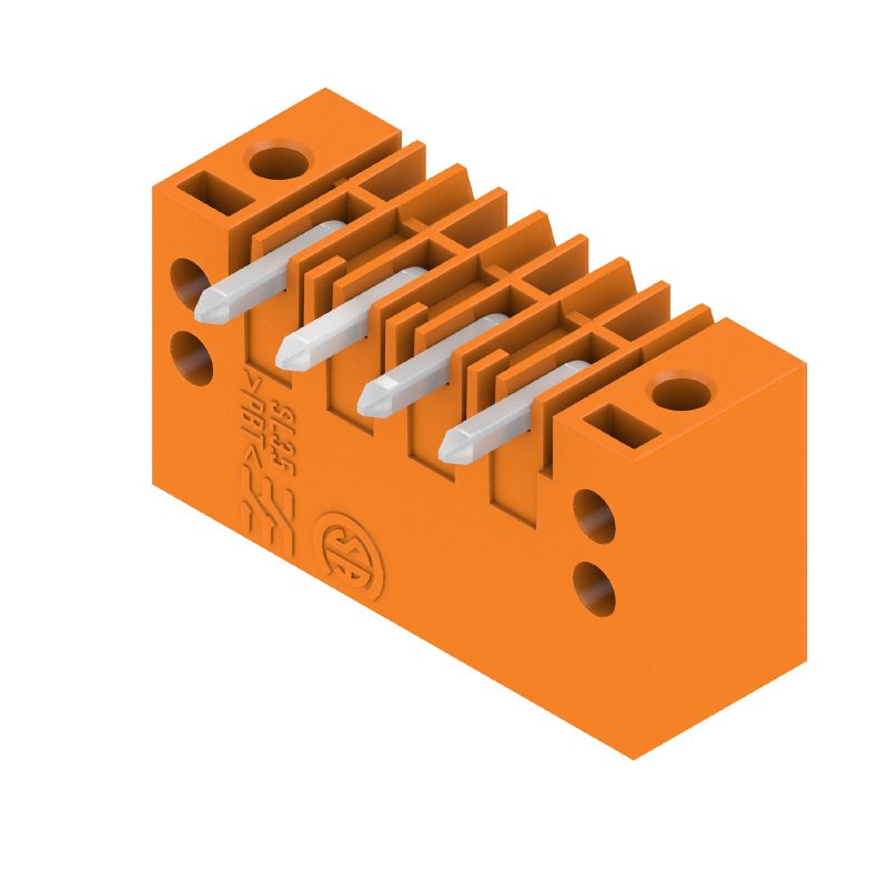 1607060000 - 3.50mm Male Header Connector, 4 Poles, 90° Angle  (Pack of 100)