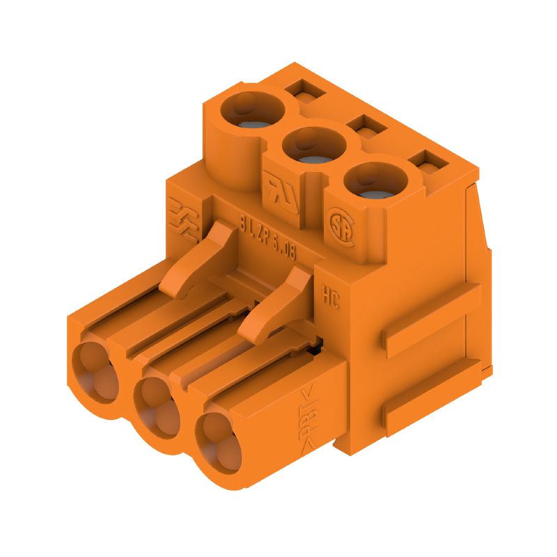 1525470000 - 5.08mm Female Connector, 3 Poles, 180° Rotation  (Pack of 108)