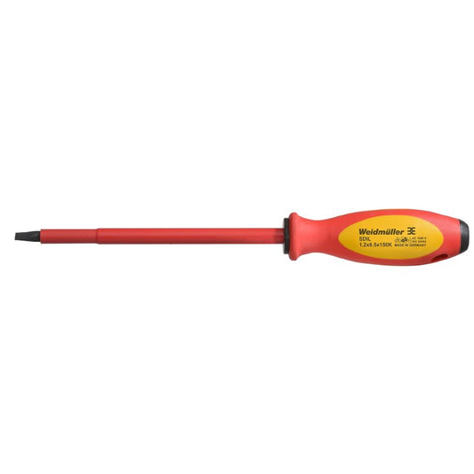 2749170000 - VDE Insulated 1.2mm Slotted Screwdriver 150mm Long