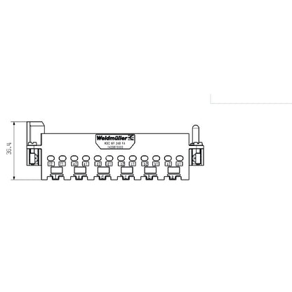 1429070000 - Reliable HDC MF 24B FA Zinc Connector, -40°C to 125°C