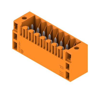 1729480000 - 16-Pole 3.5mm PCB Solder Connector in Orange Box  (Pack of 48)