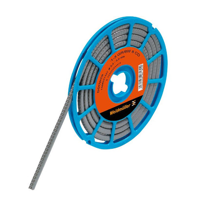 1568251527 - Grey Cable Markers for 2.5-5mm Conductors in PVC  (Pack of 500)