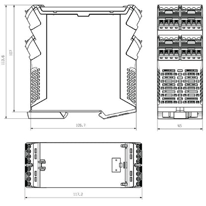 1519470000 - Black CH20M Series OMNIMATE Kit with 45mm Width