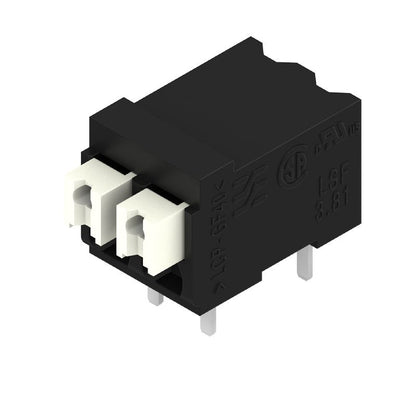 1875920000 - 3.81mm Black PCB Terminal with Push-In Mechanism and 90° Angle  (Pack of 265)