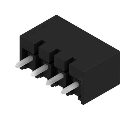 1863490000 - 3.81mm Male PCB Connector, 4 Poles, Elbow, Tinned Black  (Pack of 300)