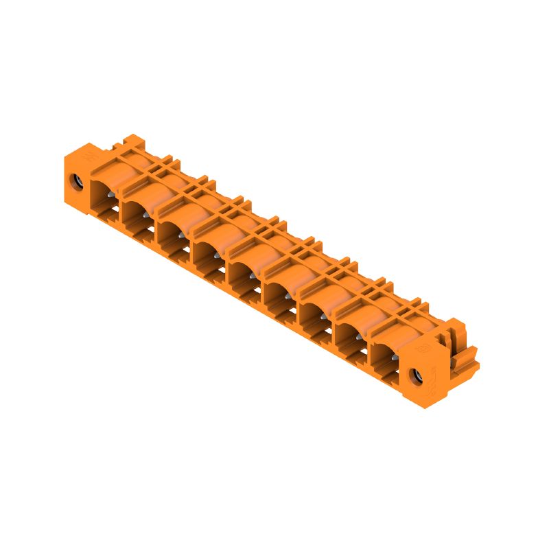1472680000 - 7.62mm Male Header Connector, THT, 9 Poles, 270° Angle  (Pack of 50)