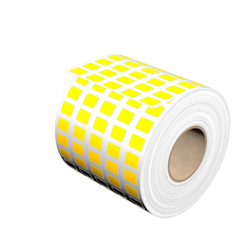 1058740000 - Self-Adhesive 9x15mm Yellow Device Markers for Printing