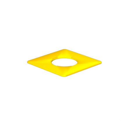 1323580000 - Yellow 44x44mm Device Marker for ABB Switches  (Pack of 20)