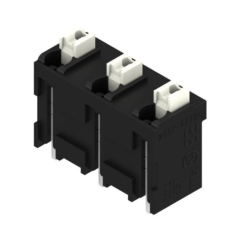1869830000 - 7.62mm Compact Black Circuit Board Terminal with 3 Poles  (Pack of 28)