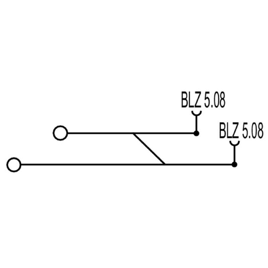 1027410000 - Dual-Level Dark Beige Terminal Block with 2.5 mm² Cross-Section  (Pack of 50)