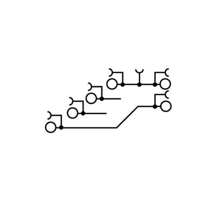 1784120000 - 1.5 mm² Dark Beige Terminal, 17.5 A, 6 Connections  (Pack of 50)
