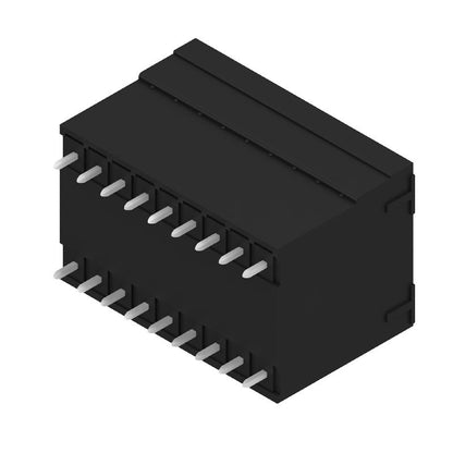 1031030000 - 3.81mm Black PCB Plug-In Connector with 18 Poles, THT/THR  (Pack of 50)